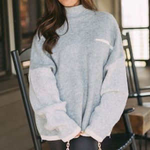 NWT Grey Multi Sweater